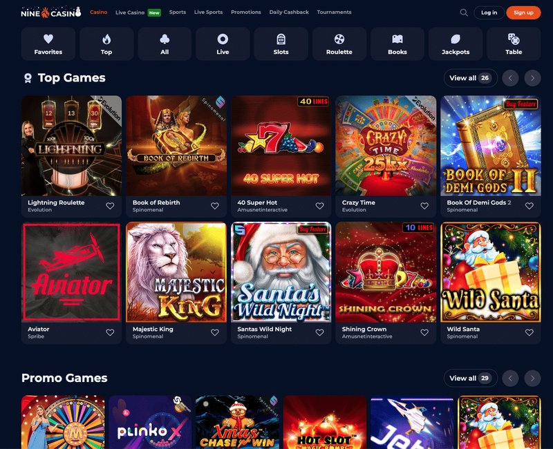 Découvrez les 10 meilleures applications pour planifier vos nuits en ville à, nine casino